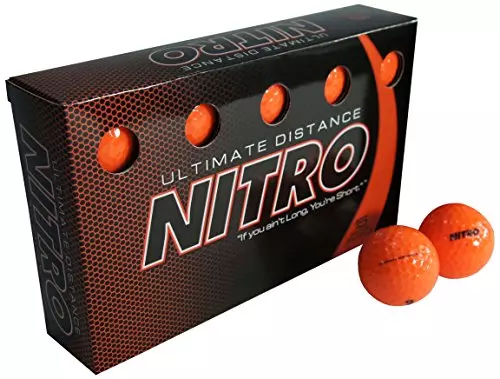 Nitro Ultimate Distance Golf Ball is your go-to choice for incredible distance and durability, all at an affordable price point that will stand out in the grass